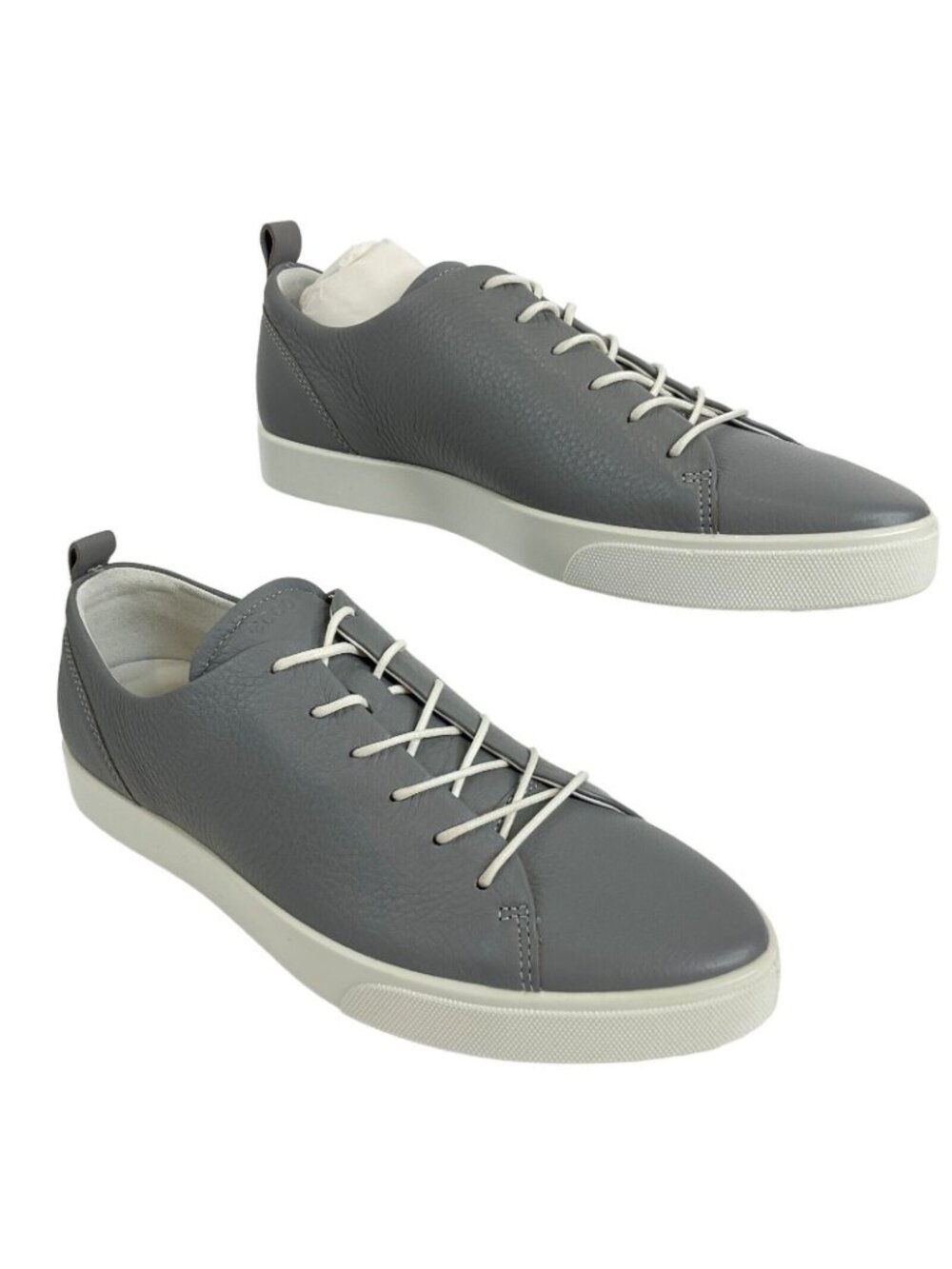 Ecco Shoes Women's Sz 41 US 10-10.5 Gillian Gray Leather Sneaker Point $180 Nib - Picture 6 of 11